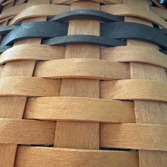 Vintage Hexagonal Christmas Basket with Lid and Organizer Insert Longaberger 97 - Picture 14 of 15